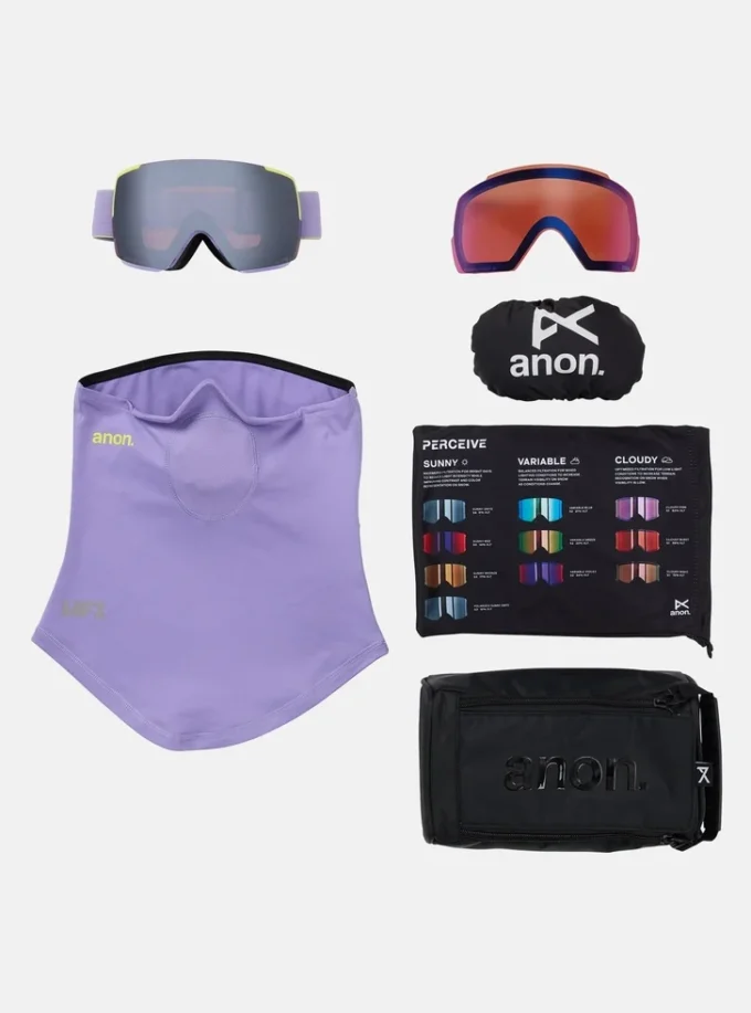 Anon M5S-briller + bonuslinse + MFI®-ansigtsmaske