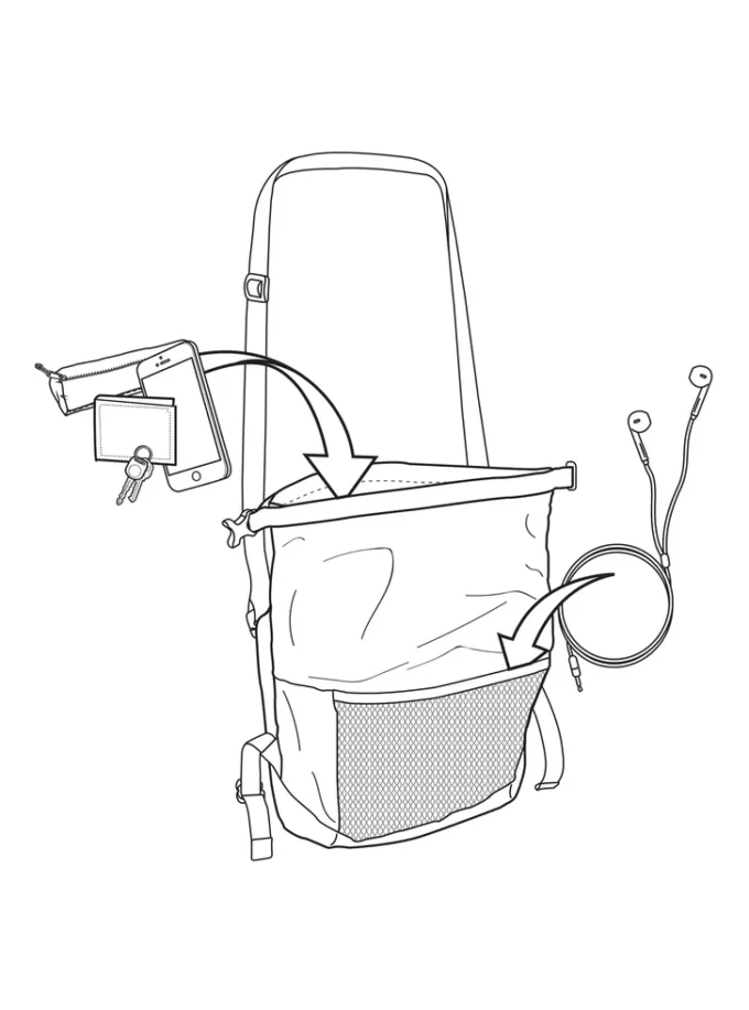 Burton 5L lille haversack-taske