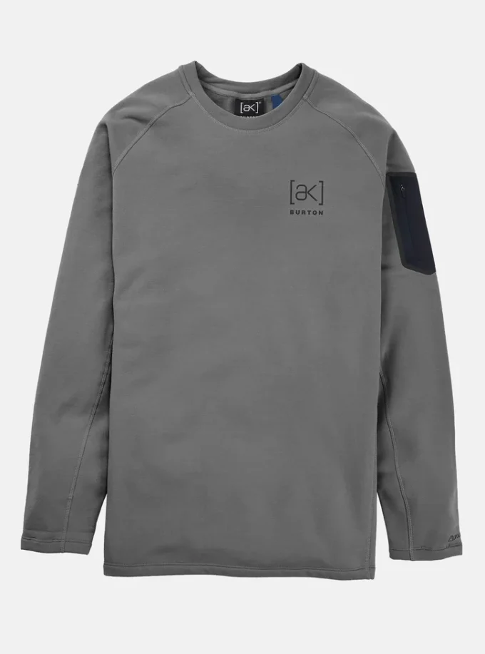 Burton [ak]® Baker Power Stretch® fleece-trøje med rund hals til mænd