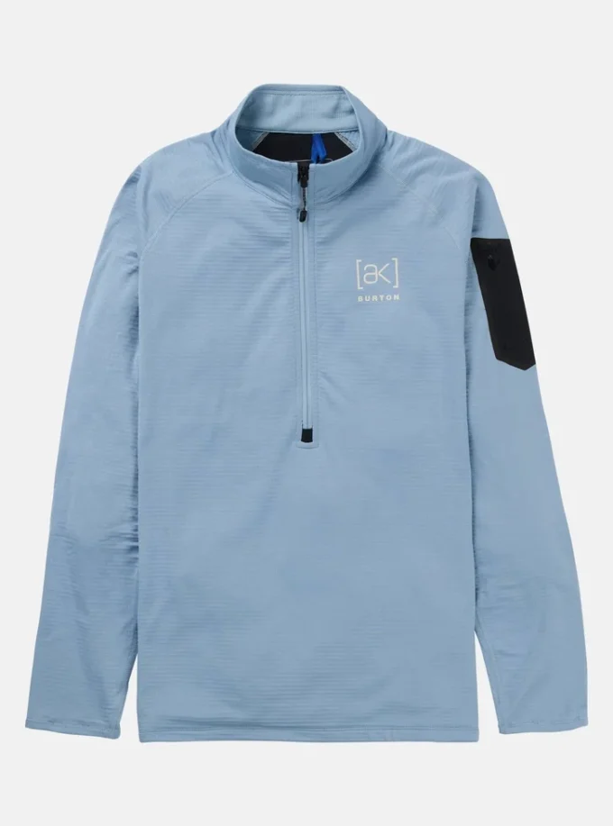 Burton [ak]® Helium Grid Half-Zip Fleece til mænd (prøve)