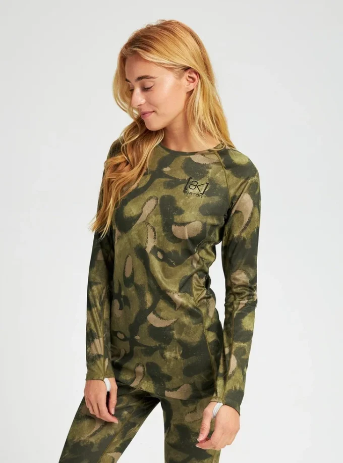 Burton [ak]® Helium Power Grid™ Base Layer Crewneck Top til kvinder