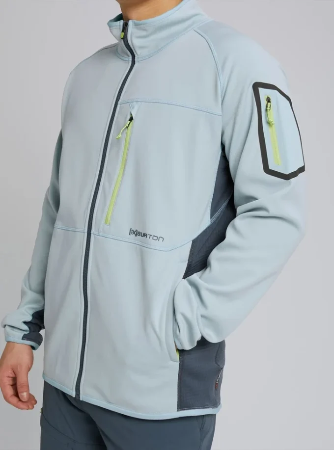Burton [ak]® Polartec® Grid fleece med fuld lynlås
