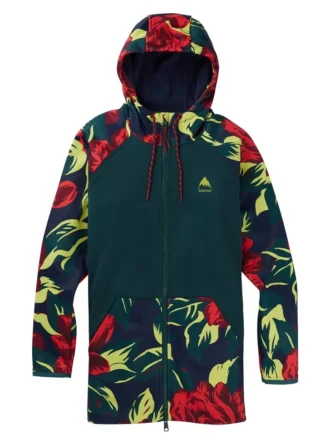 Burton Crown Weatherproof lang fleecejakke med fuld lynlås til kvinder