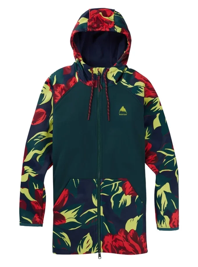 Burton Crown Weatherproof lang fleecejakke med fuld lynlås til kvinder