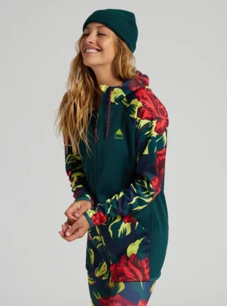 Burton Crown Weatherproof lang fleecejakke med fuld lynlås til kvinder