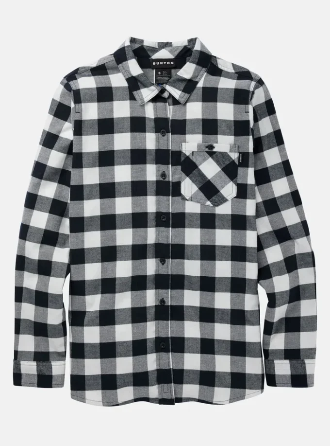 Burton Favorite langærmet flannelskjorte til kvinder