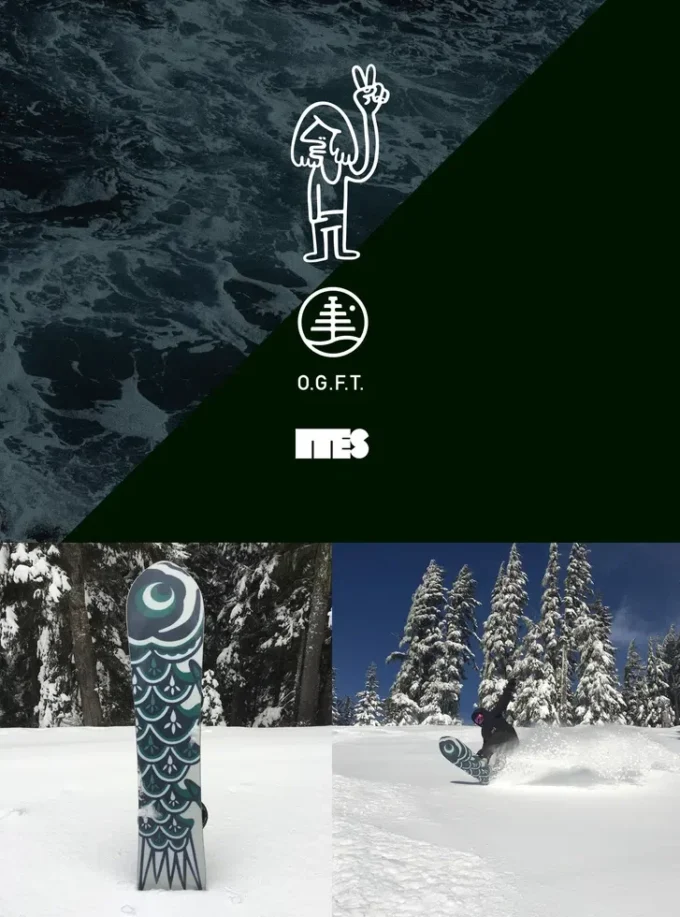 Burton Fish 3D Directional Flat Top snowboard til mænd