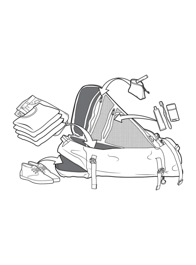 Burton Multipath 90L Checked rejsetaske