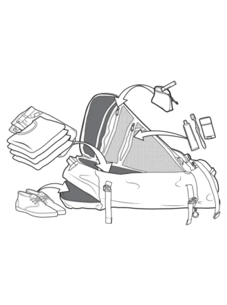 Burton Multipath 90L stor rejsetaske