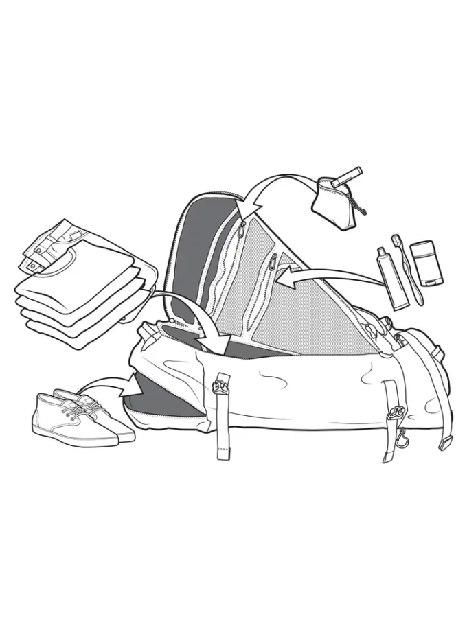 Burton Multipath 90L stor rejsetaske