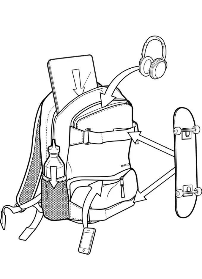 Burton Treble Yell 21L rygsæk