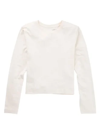 Larosa langærmet crop-T-shirt til kvinder